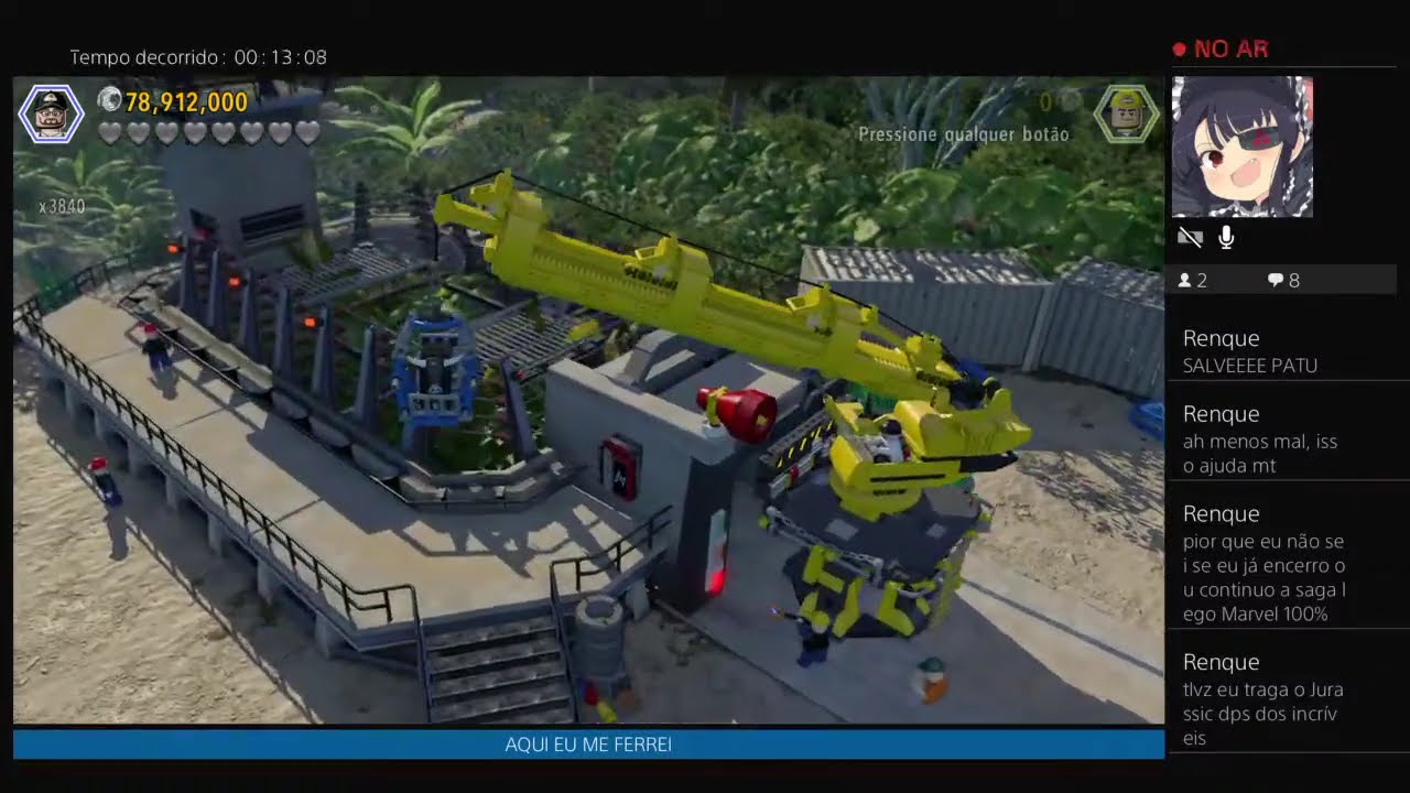 PEGANDO MINIKITS NO LEGO JURASSIC PARK AO VIVO