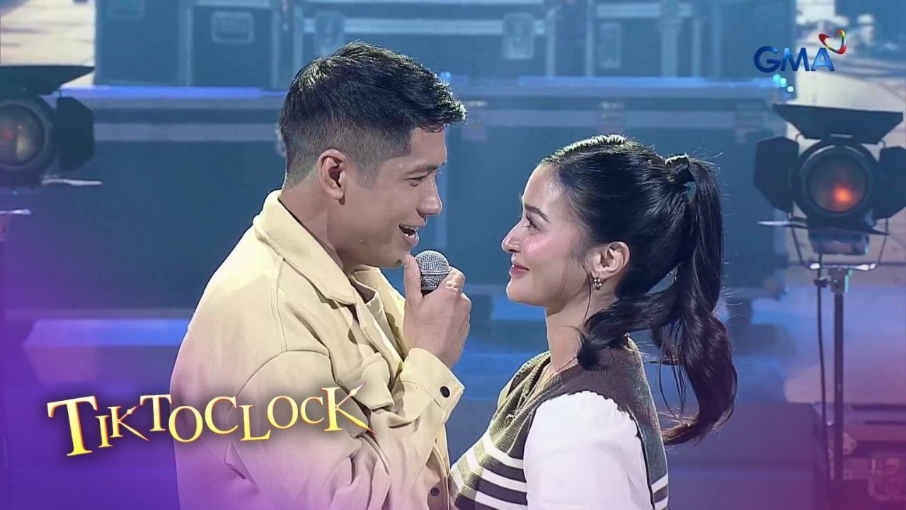 Aljur Abrenica CHARMS Kris Bernal with 'She Will Be Loved'! | TiktoClock