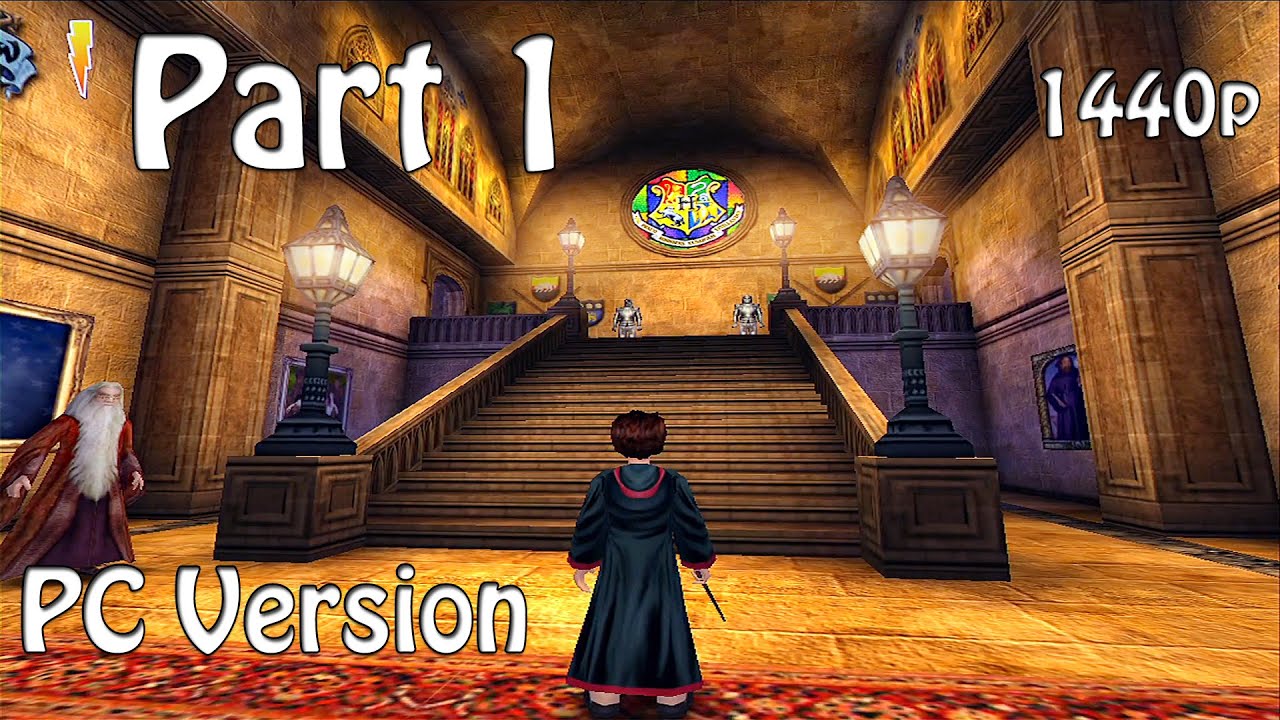 Harry Potter Sorcerer's Philosopher's Stone (2001) | Game Part 1 No Commentary