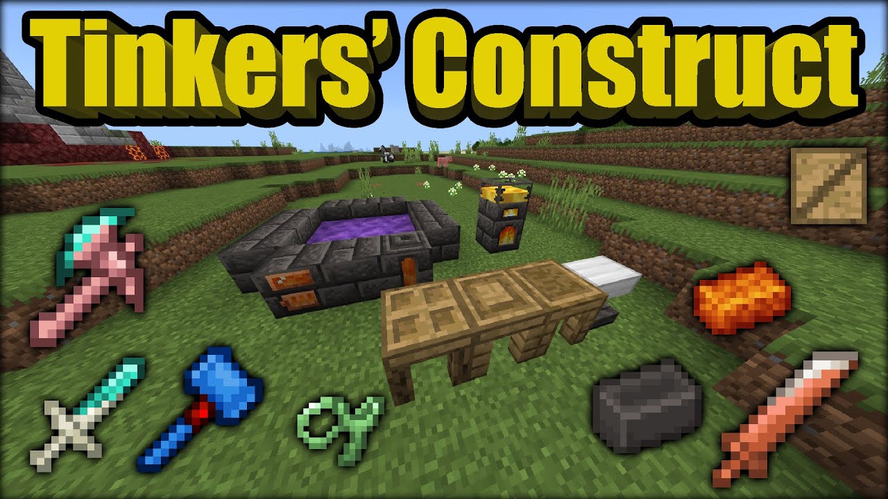 Tinkers' Construct Addon Minecraft PE (MCPE) Bedrock Edition Mod
