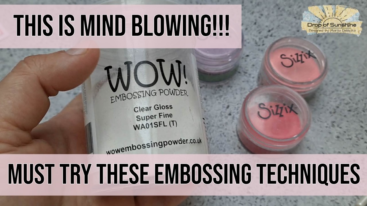 🔥🔥 MUST TRY THIS EMBOSSING TECHNIQUE!! #cardmaking