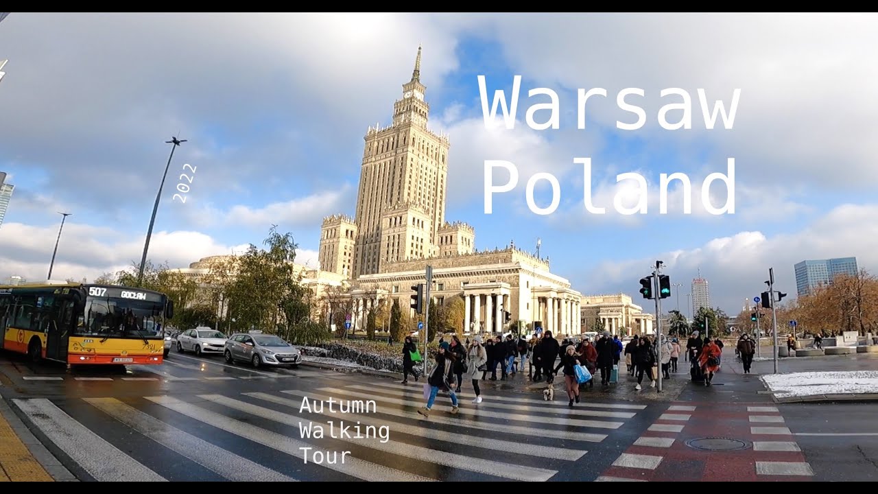 Warsaw Poland Autumn Walk 1 🇵🇱