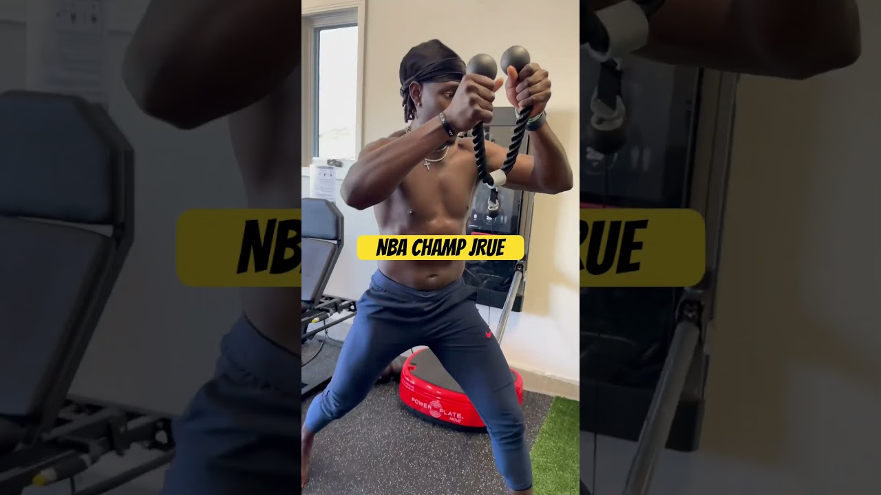 NBA Champion Jrue Holiday trains like he plays in the NFL.