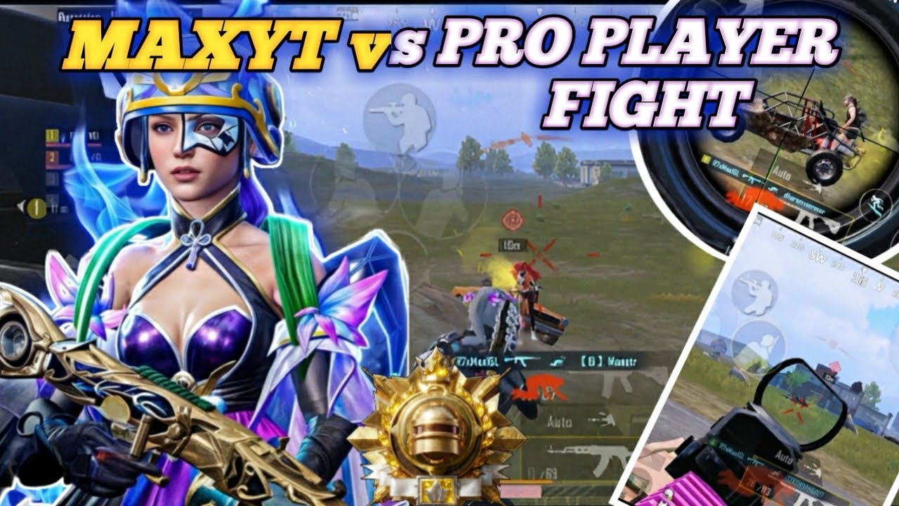 BGMI .MAXYT vs Pro Payer Fight Intense Fight Back to Back 30 Clutch 