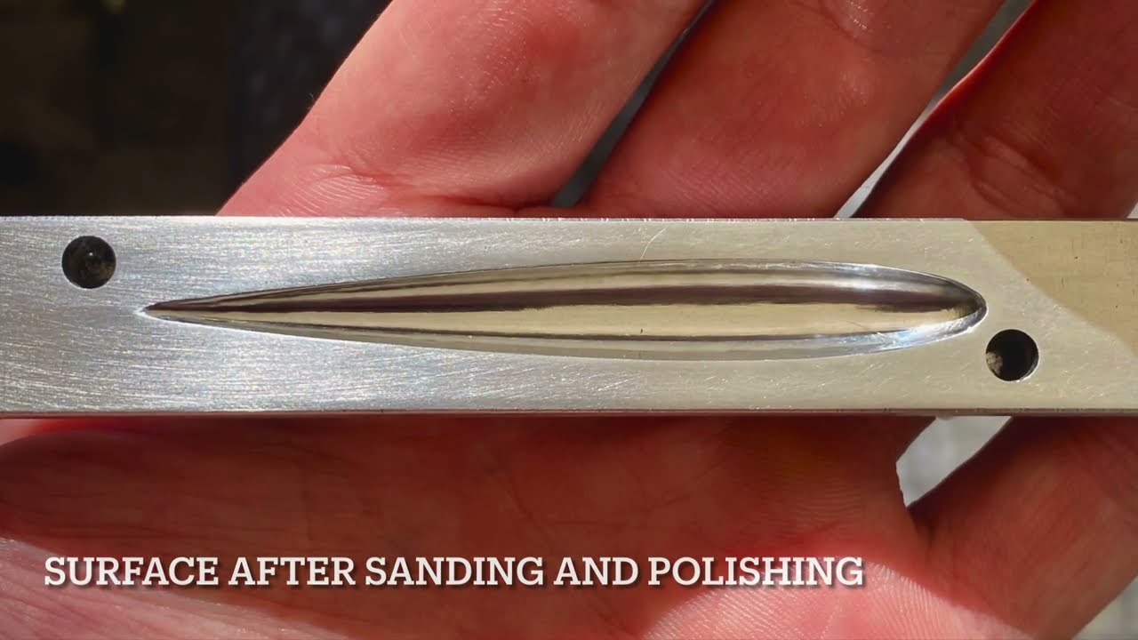 RC sailboat ballast plug mold test cuts