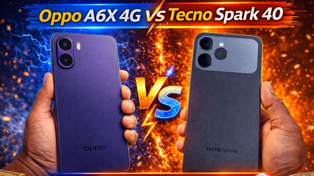 আসল Value King কে? Tecno Spark 40 vs Oppo A6x 4G 🔥 6500mAh vs 45W Fast Charge!