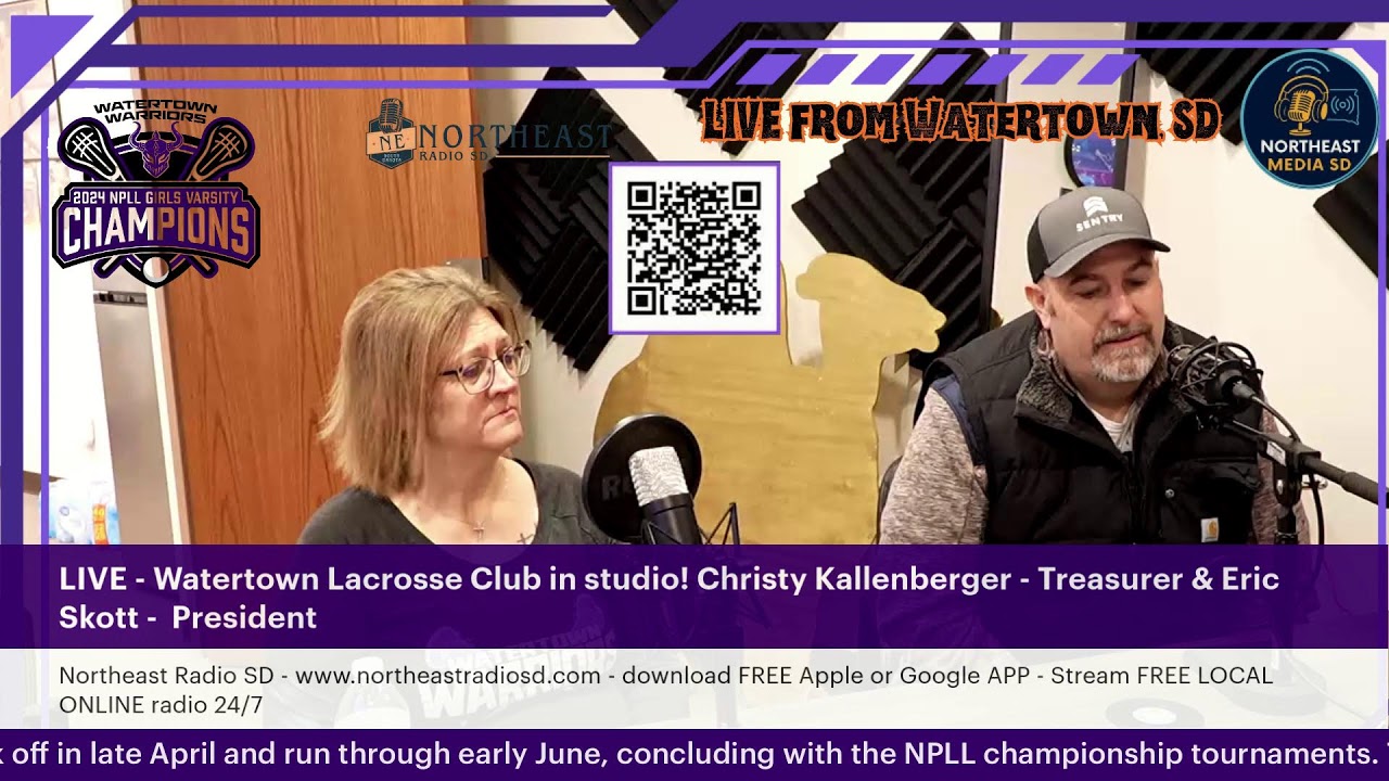 LIVE - Watertown Lacrosse Club in studio!