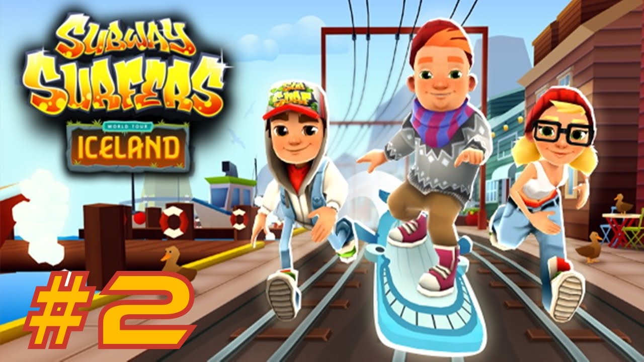 Subway Surfers: Iceland - Samsung Galaxy S7 Edge Gameplay #2