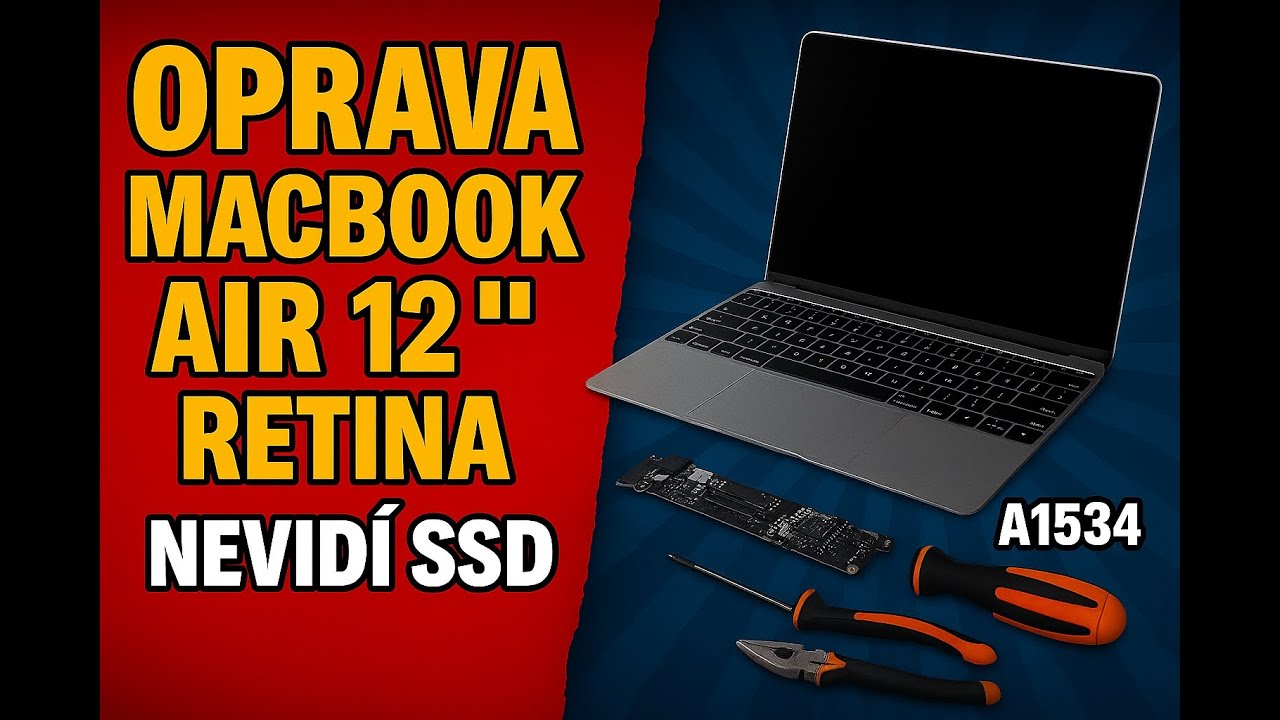 Apple MacBook A1534: SSD se nezobrazuje – skutečný důvod vás překvapí!