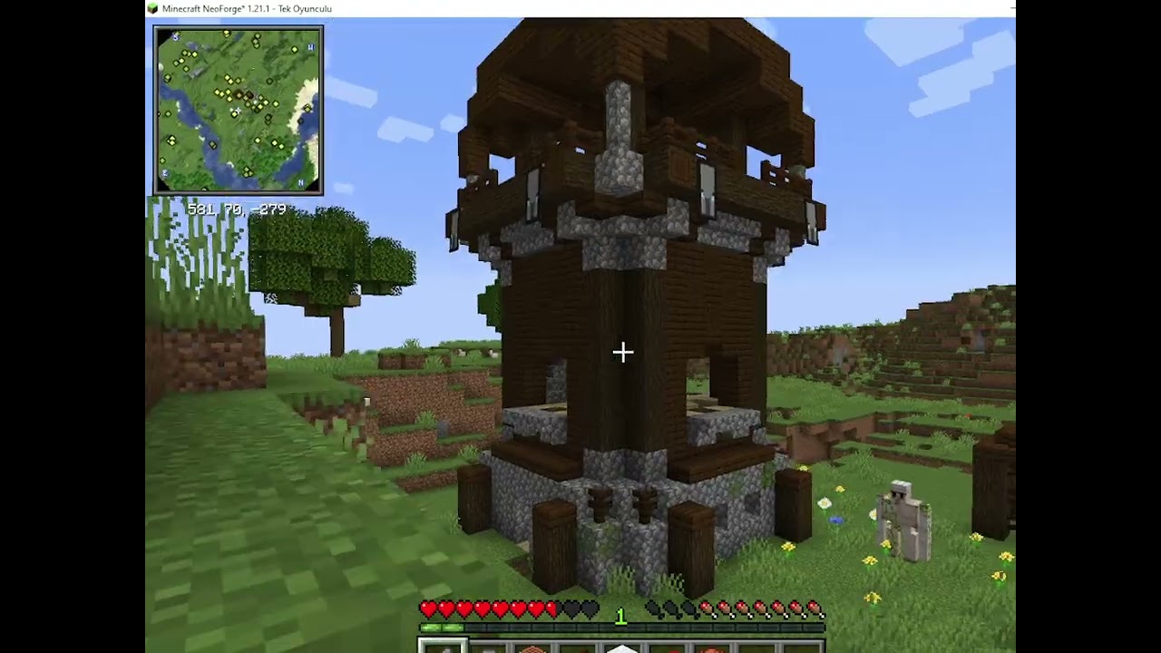Modlu minecraft oynuyoruz