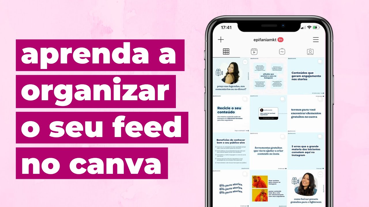 COMO ORGANIZAR O SEU FEED NO CANVA