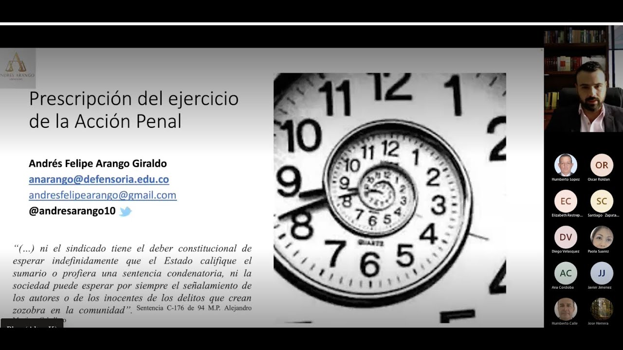 TEORÍA DEL DELITO: Prescripción de la acción y de la sanción penal.
