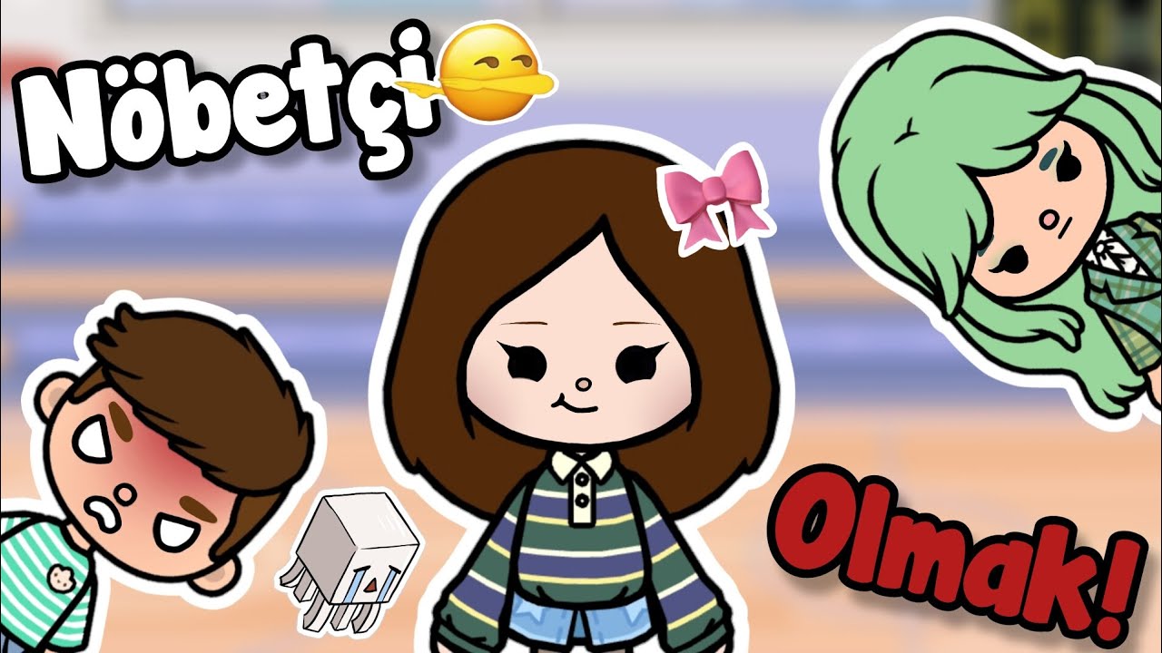Okul Nöbetçisi Olmak! 🏫 (Kavga Çıktı 😮) Toca Life Sweet - Toca Life World Türkçe