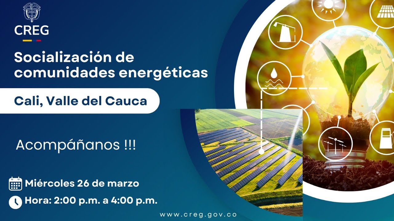 Socialización de comunidades energéticas, Cali, Valle del Cauca