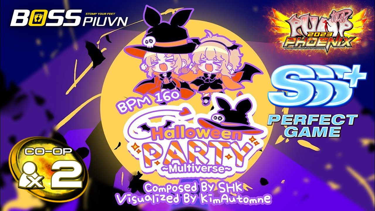 [PUMP IT UP PHOENIX] Halloween Party ~Multiverse~ (할로윈 파티) CO-OP X2 All Perfect!! (SSS+ PG) ✔
