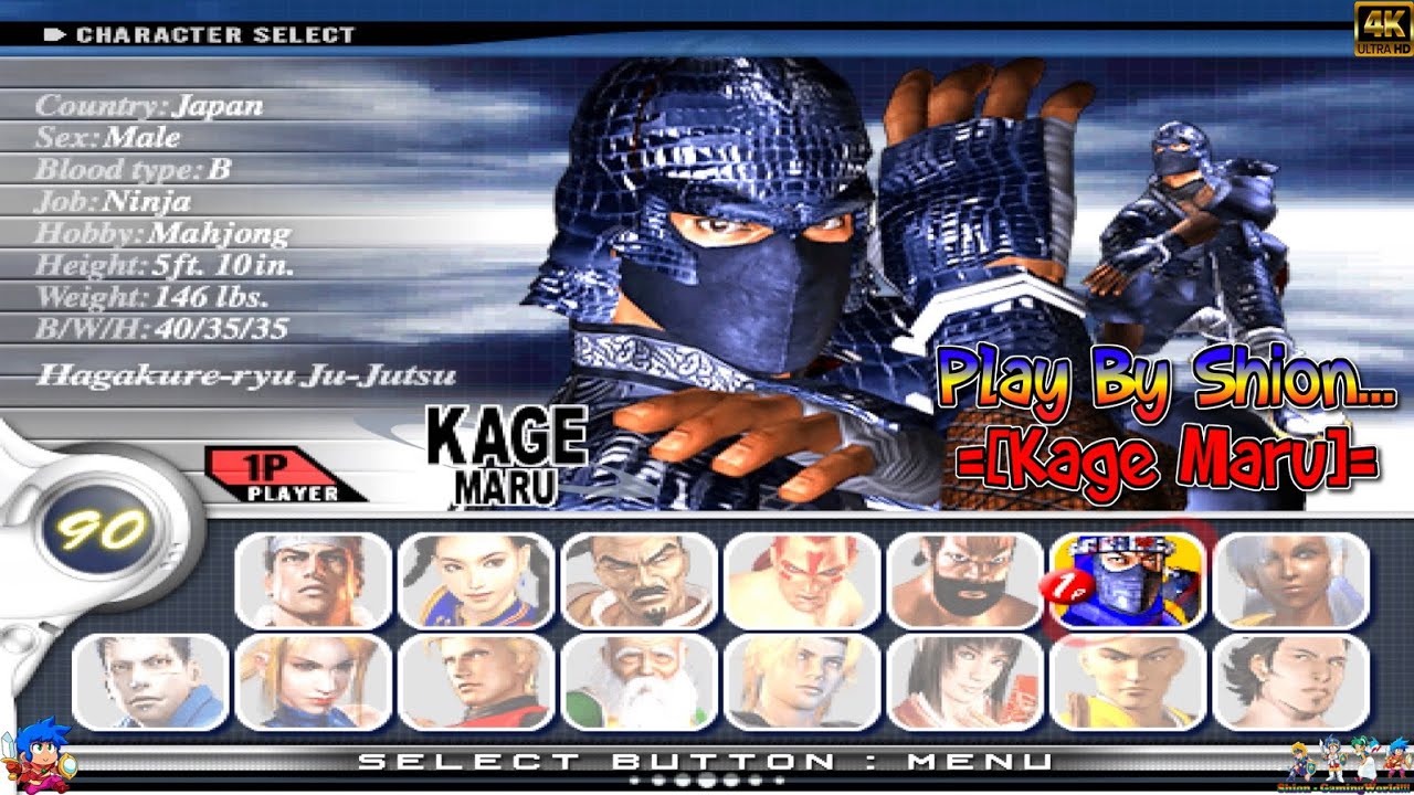 Virtua Fighter 4: Evolution =PS2= [GamePlay!!!] {PART6 - {ARKADE} [Kage Maru] (SHION) 😄🐲🎮🇵🇹