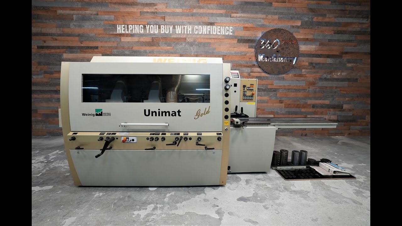 Weinig Unimat Gold 6 Head Moulder