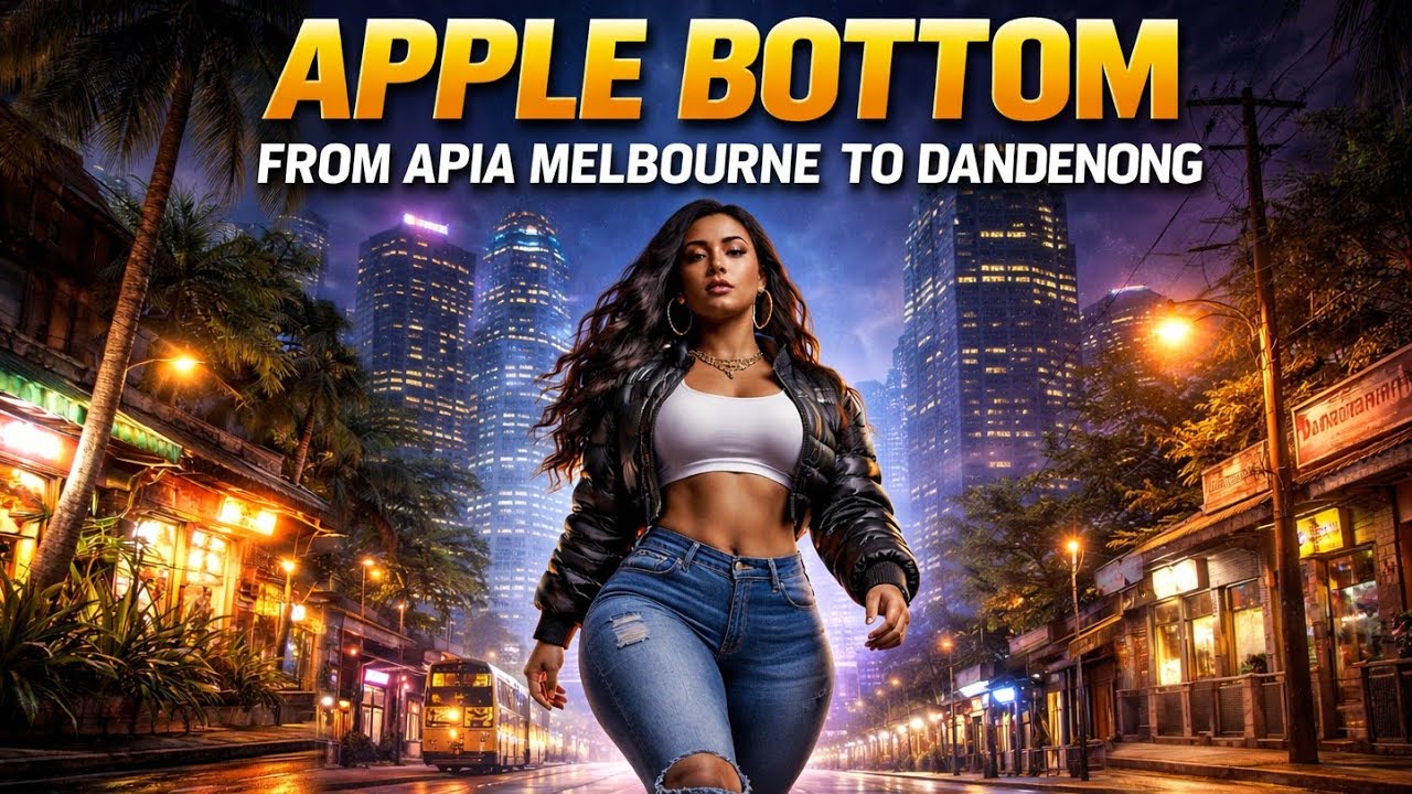 APPLE BOTTOM FROM APIA MELBOURNE TO DANDENONG -HIP HOP REGGAE AI GENERATED COVER 🌺🌺