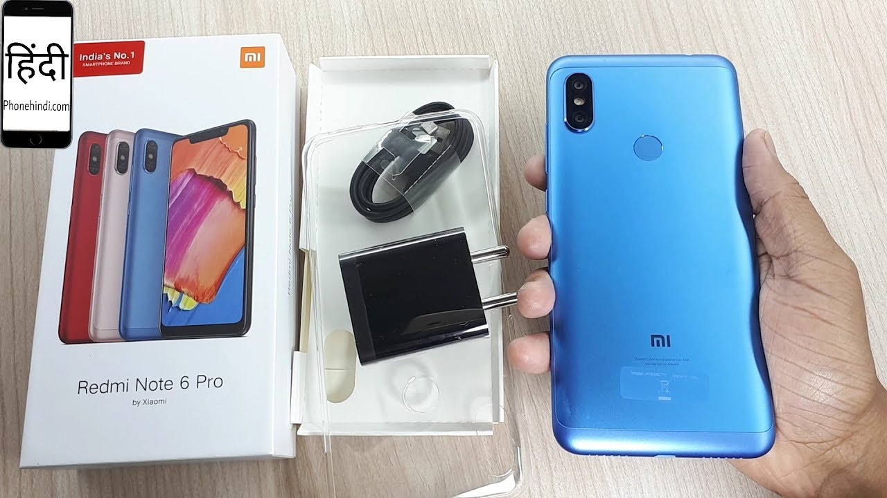 Redmi Note 6 Pro Unboxing (4GB/64GB, Blue)