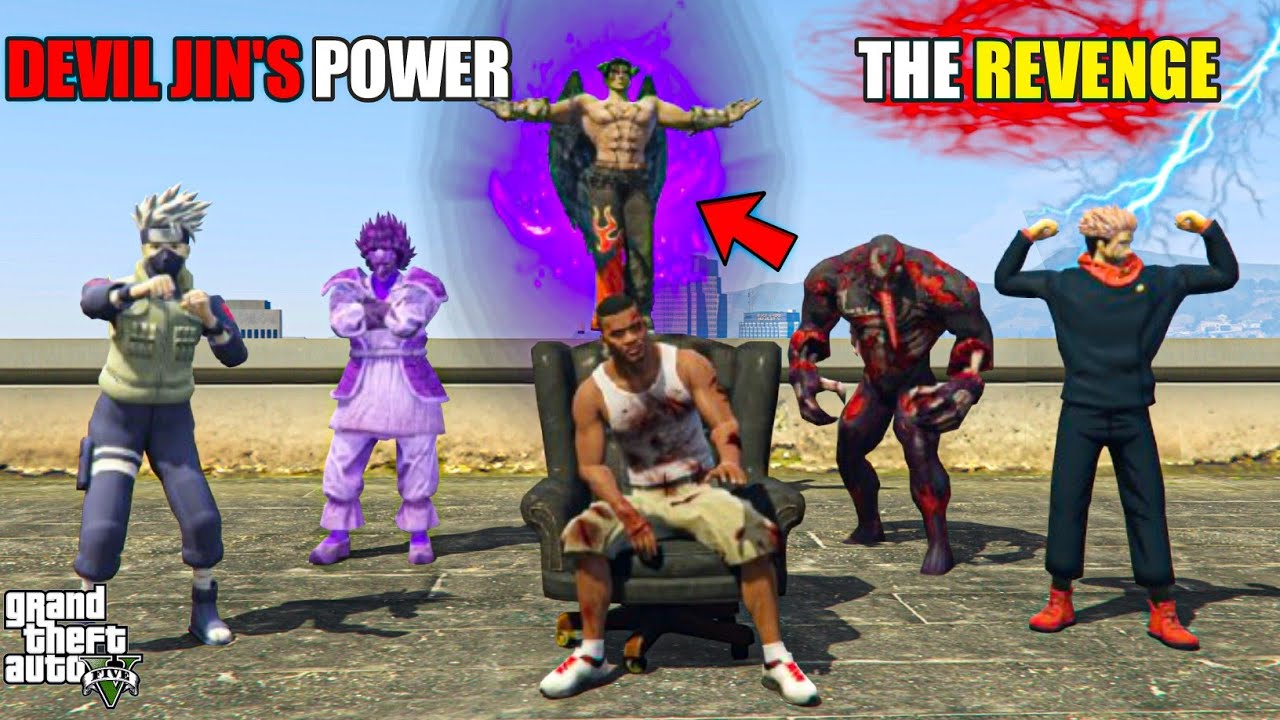 DEVIL JIN TAKES REVENGE FROM FRANKLIN AND STOPS HIM TO BECOME KING OF LOS SANTOS | SEASON 2 #part1