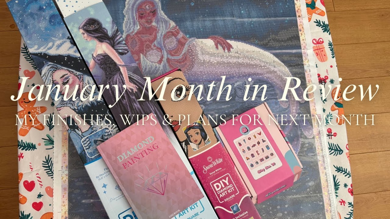January month in review- 2 finishes, WIP’s & plans for the month & next month!