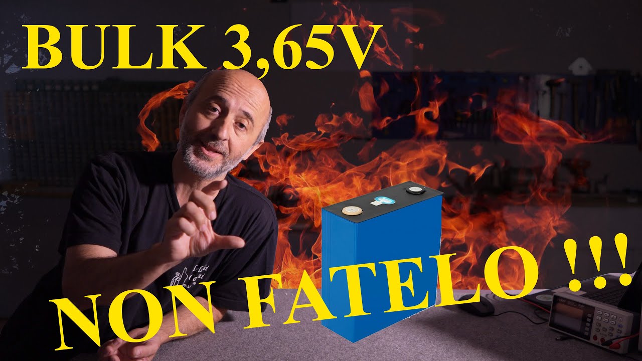 Tensione di Bulk troppo alta? Non fatelo! Anche con 3,20V le LiFePO4 si caricano.