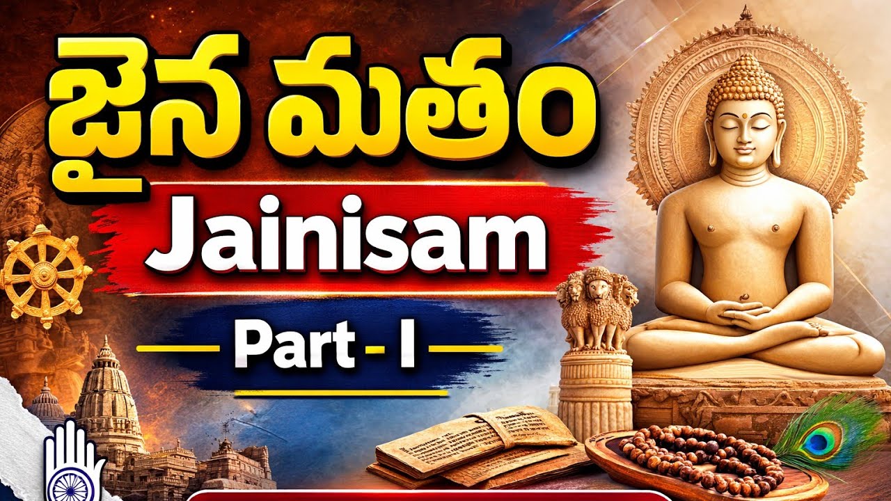 Jaina Matham, Jainisam | జైనమతం, జైనిజం | Part - I | @ManiSirClasses_Telugu 