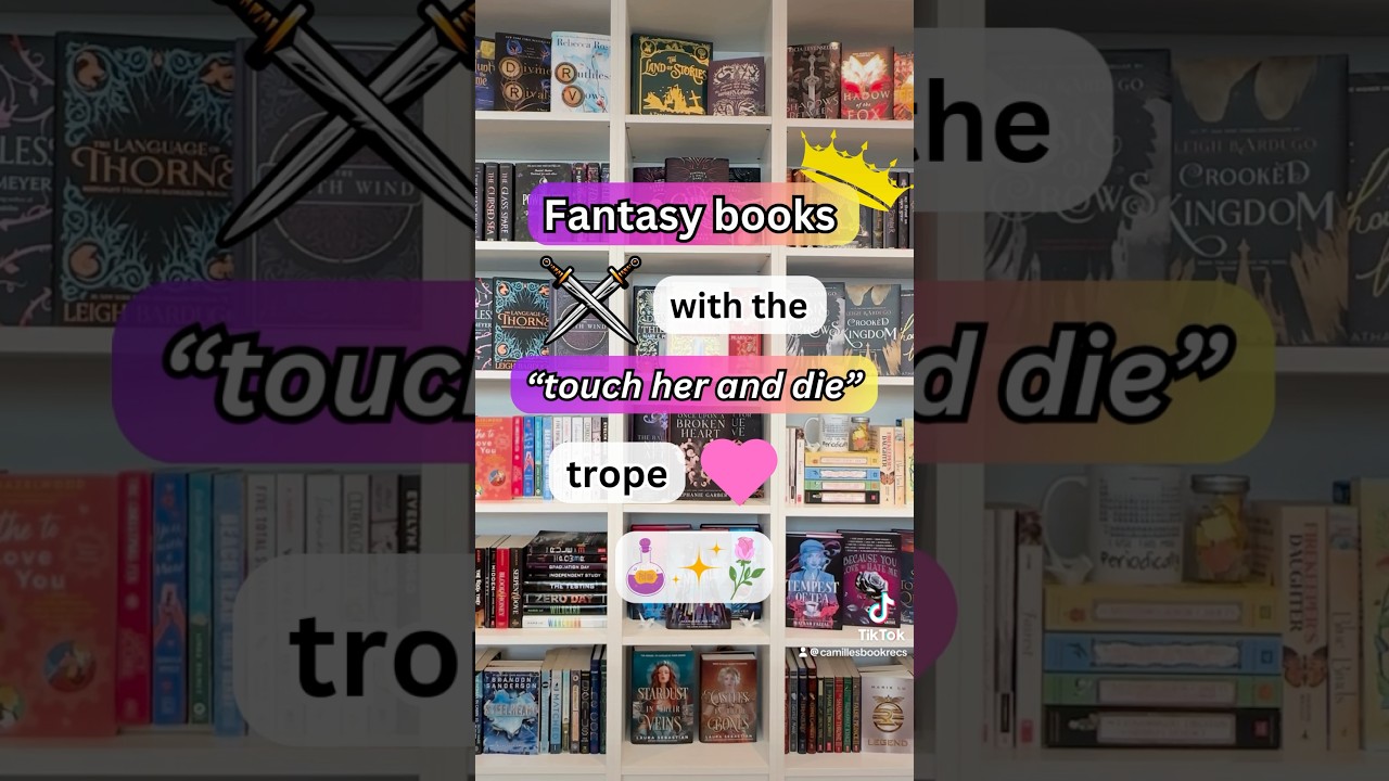 Fantasy books with the touch her and die trope #booktube #booktok #books #fantasyromance #bookrecs