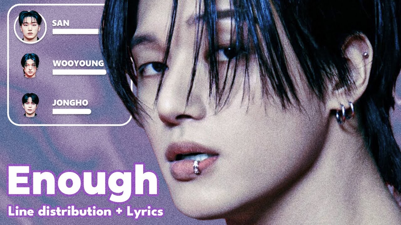 ATEEZ - Enough - Line Distribution + Lyrics (KO-FI REQUESTED)