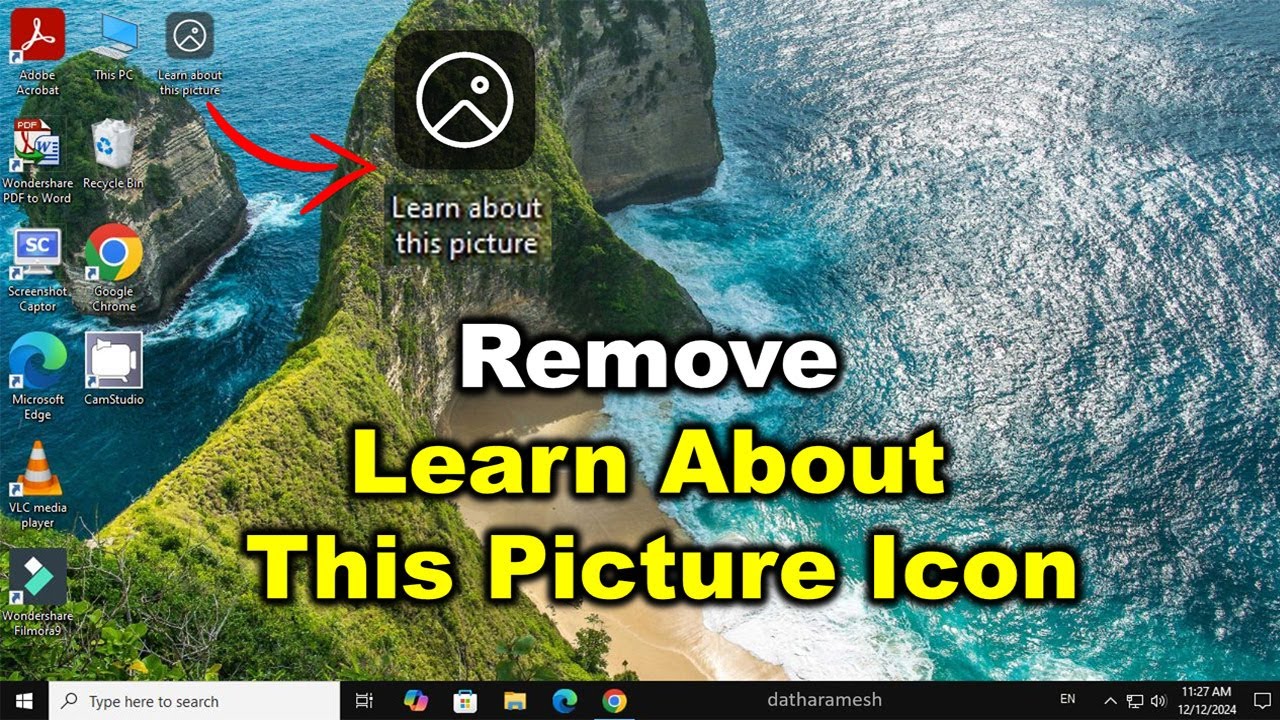 How to Remove Learn About This Picture Icon In Windows 10/11