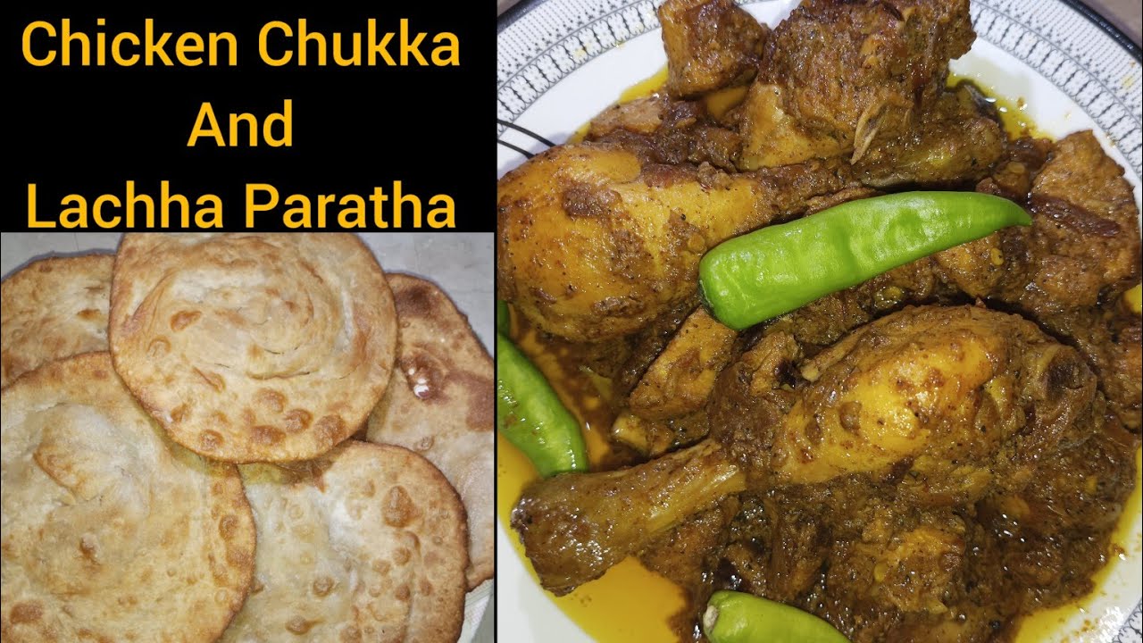 Chicken Chukka And Lachha Paratha Recipe [Full Recipe] ||Cooking With Nazia||