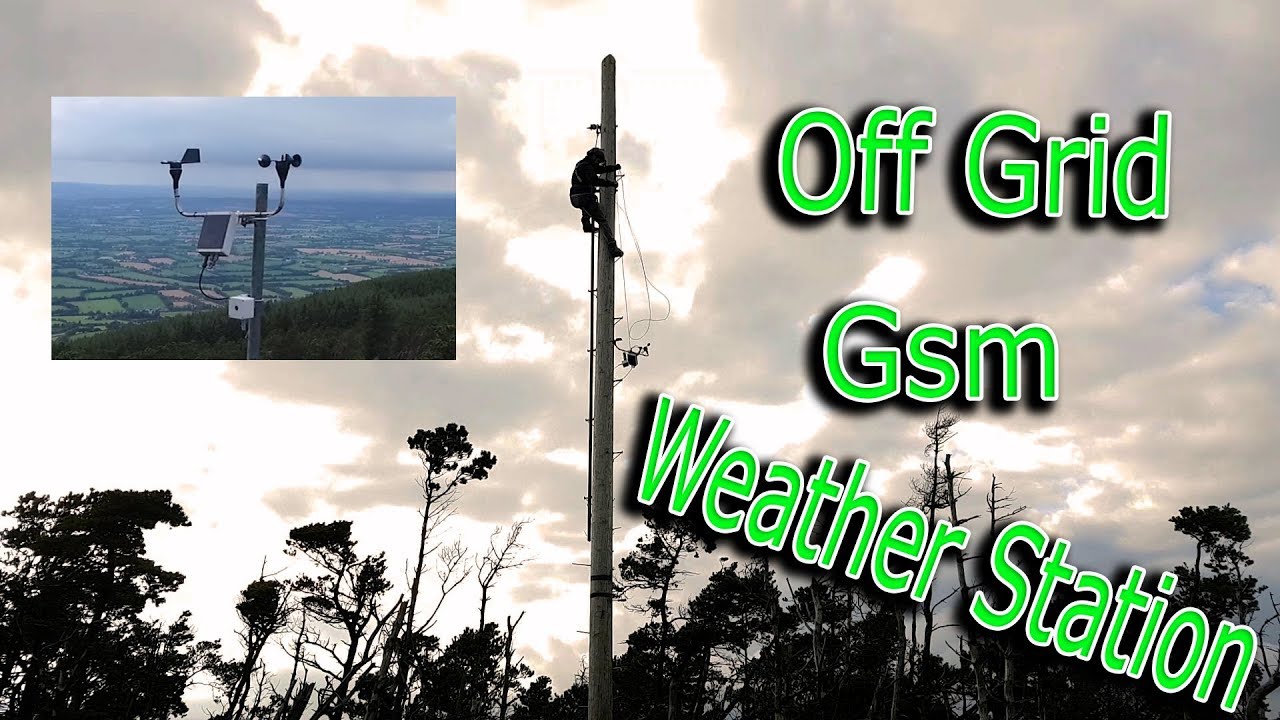 Solar Powered Off Grid Gsm Weather Station