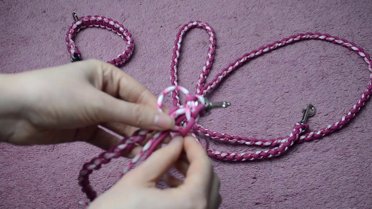 DIY Paracord Hundeleine/ Rundgeflochten/ LeniKUNTERBUNT
