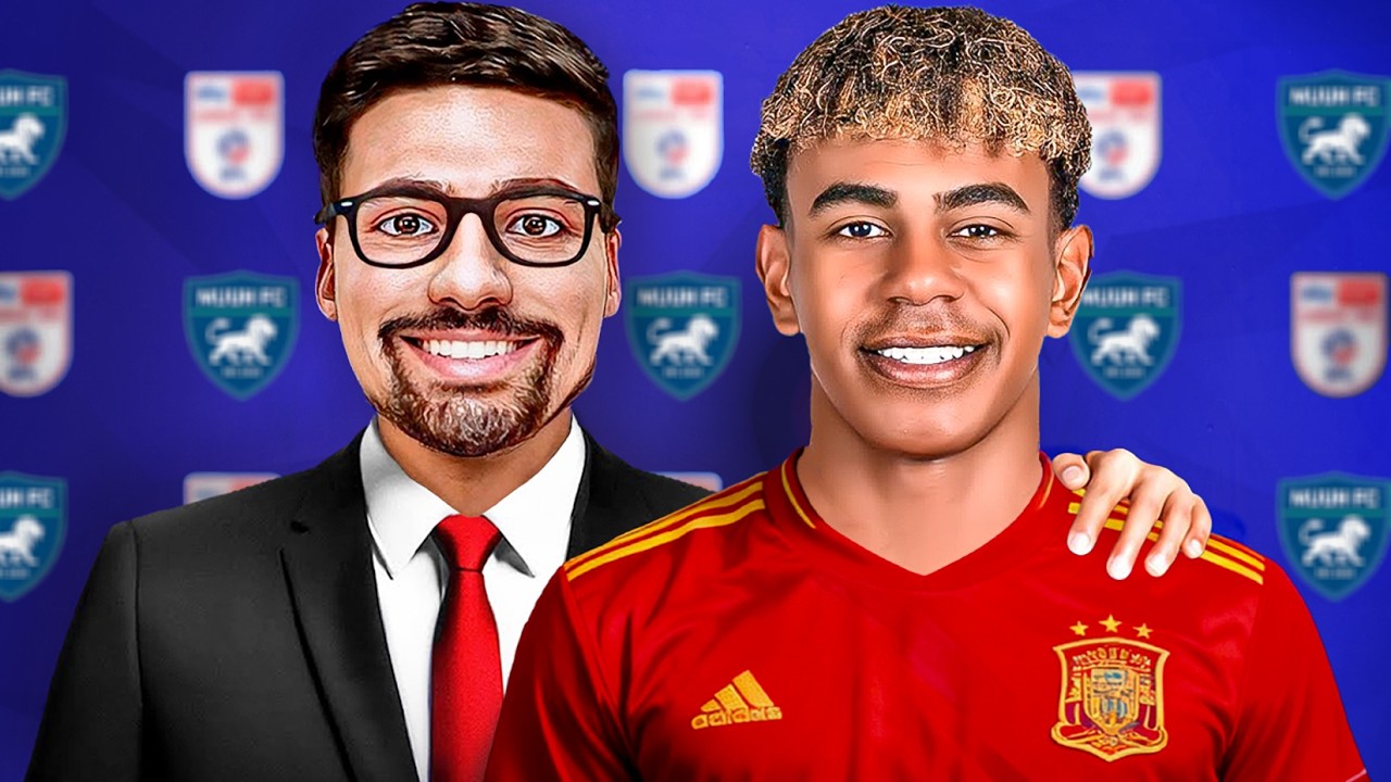 Eu Contratei o LAMINE YAMAL! - Modo Carreira TREINADOR - FC 26
