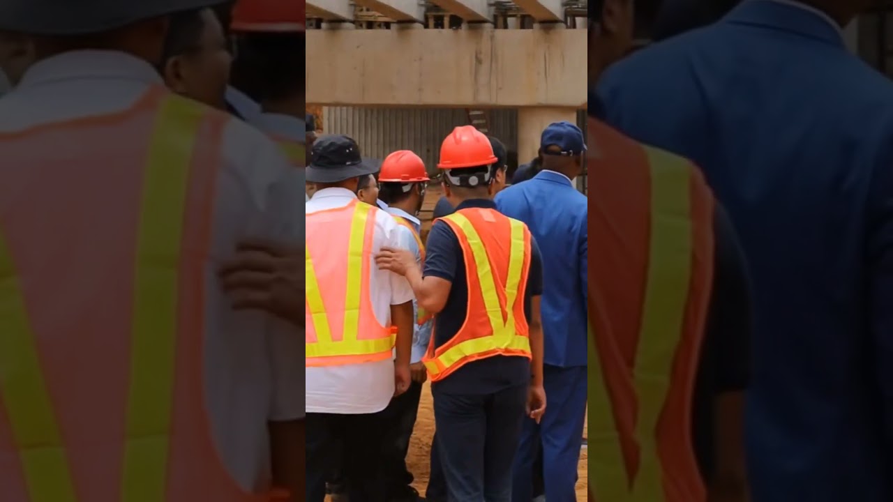 FCT Minister,  Nyesom Wike arrives Apo - Wasa Road project for inspection Today. #shorts #viralvideo