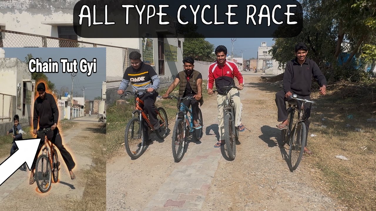 CYCLE RACE (Chain tut gyi) 🚴‍♂️ full vlog 