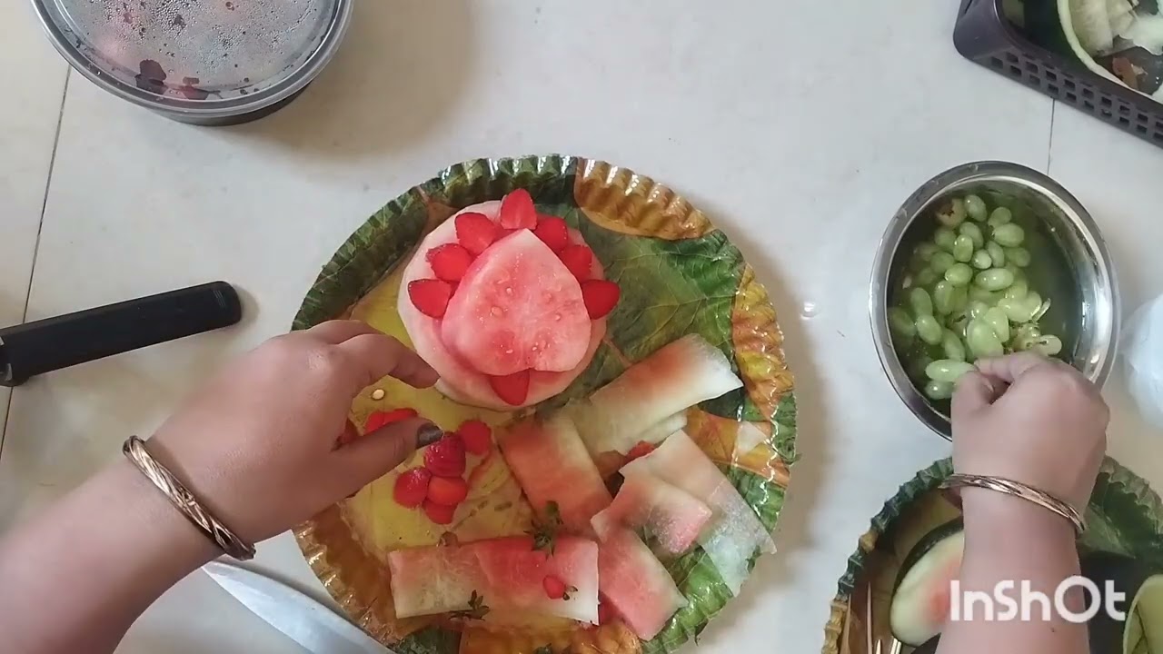 🍉 Stunning Watermelon Carving | Healthy & Creative Fruit Art