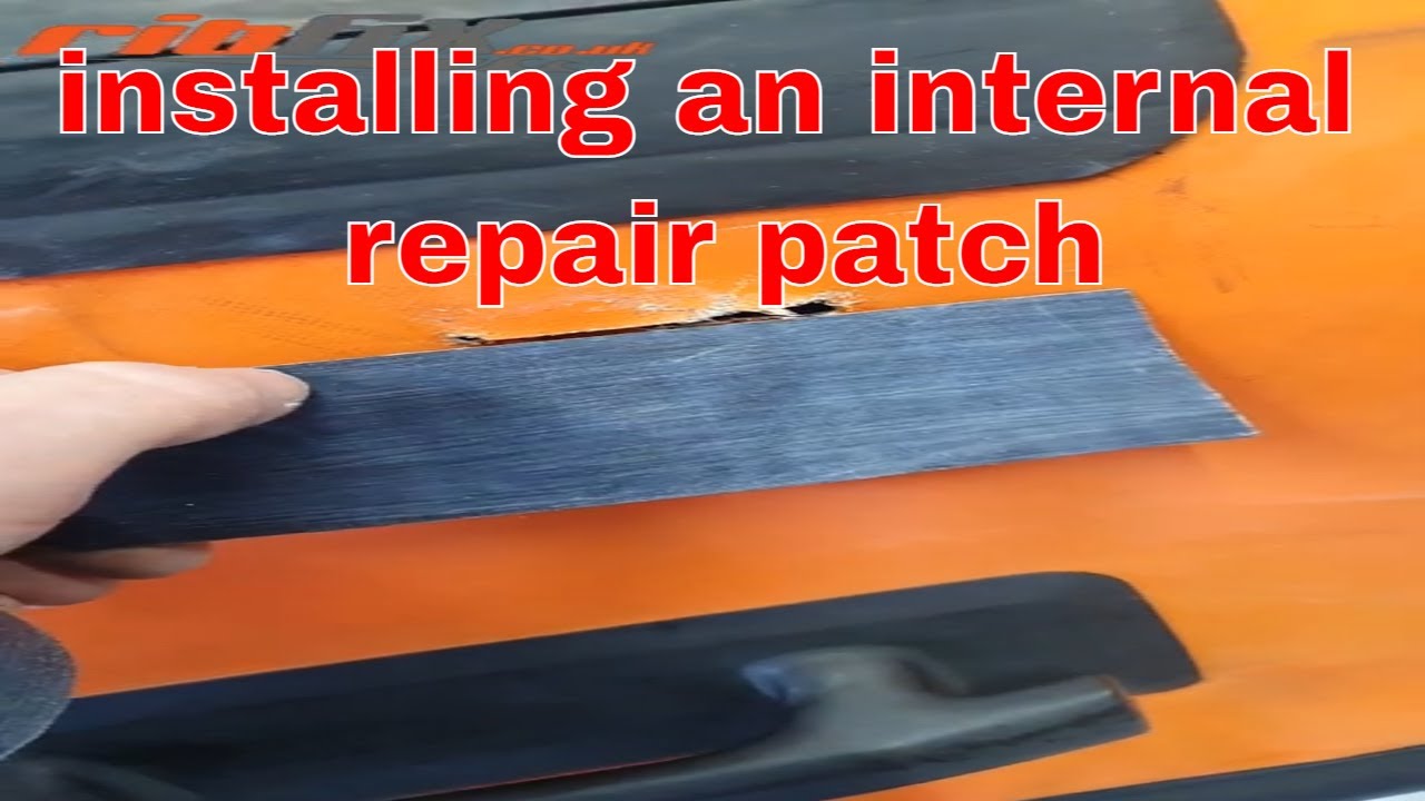 Hypalon rib repair, guide to installing an internal patch on a Humber rib