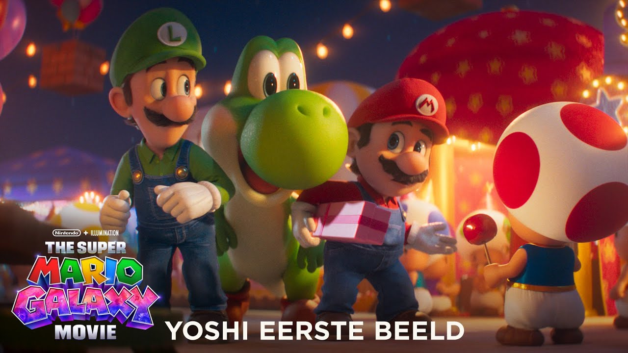 The Super Mario Galaxy Movie | Yoshi eerste beeld [Vlaams gesproken]