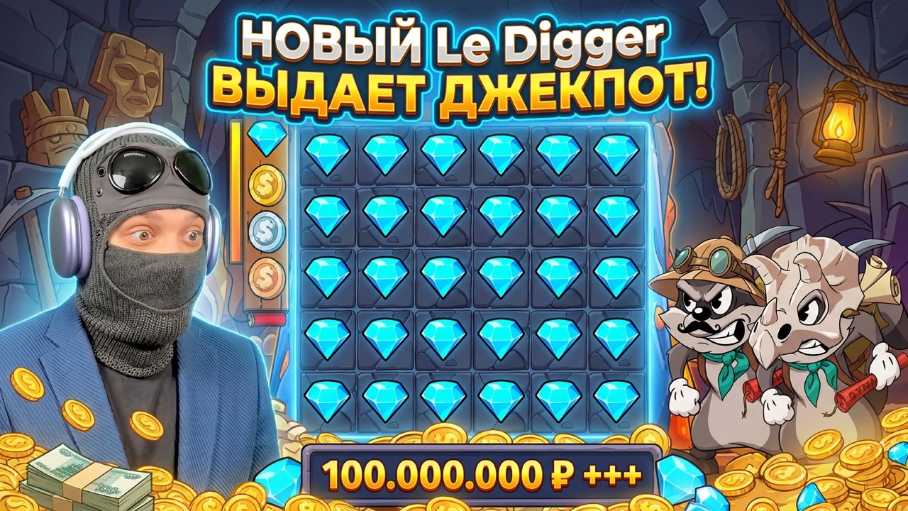 НОВЫЙ Le Digger ОГОНЬ! БОМБИЧЕСКАЯ СЕССИЯ ВЫДАЛА ЗАНОС? ЗАНОСЫ НЕДЕЛИ И ДЖЕКПОТ
