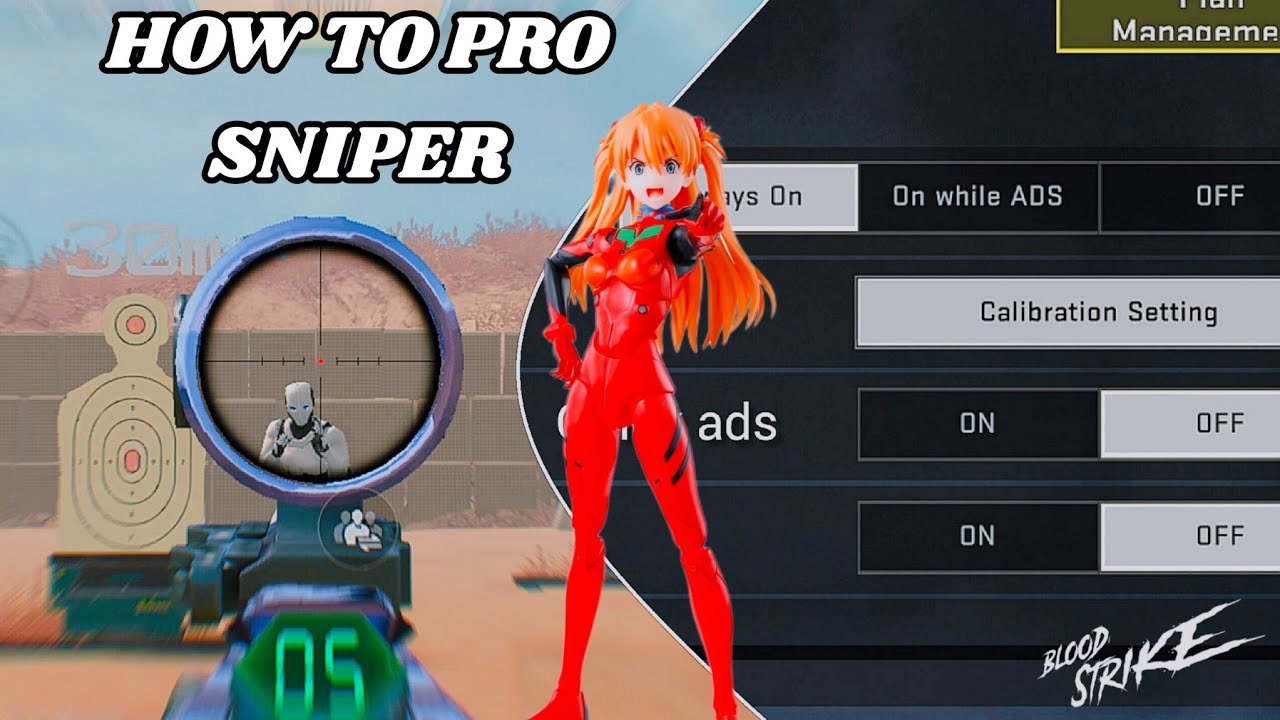 How to become best sniper  on Mobile in Blood strike