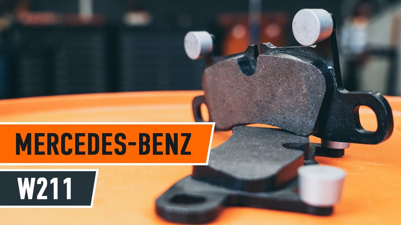 Hvordan bytte foran bremseklosser p&aring; MERCEDES-BENZ E W211 BRUKSANVISNING | AUTODOC