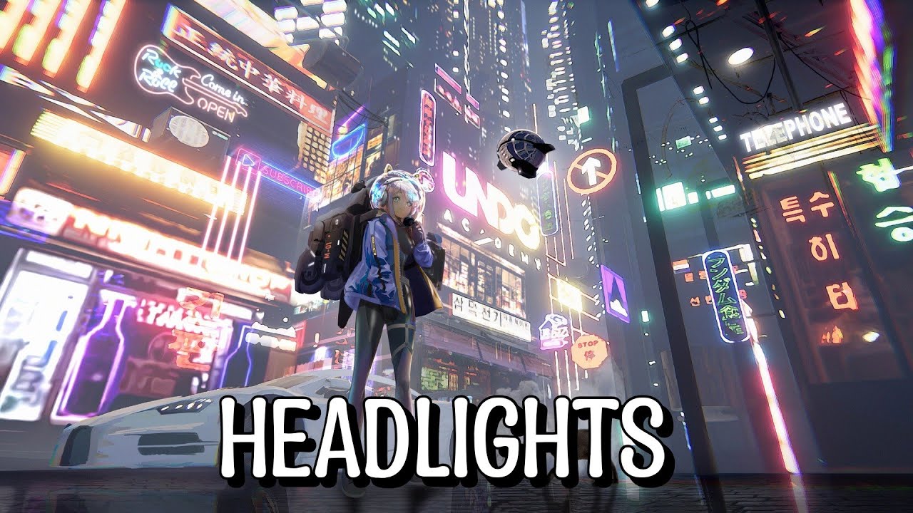 Nightcore - Headlights - Alan Walker and Alok ( Lyrics )