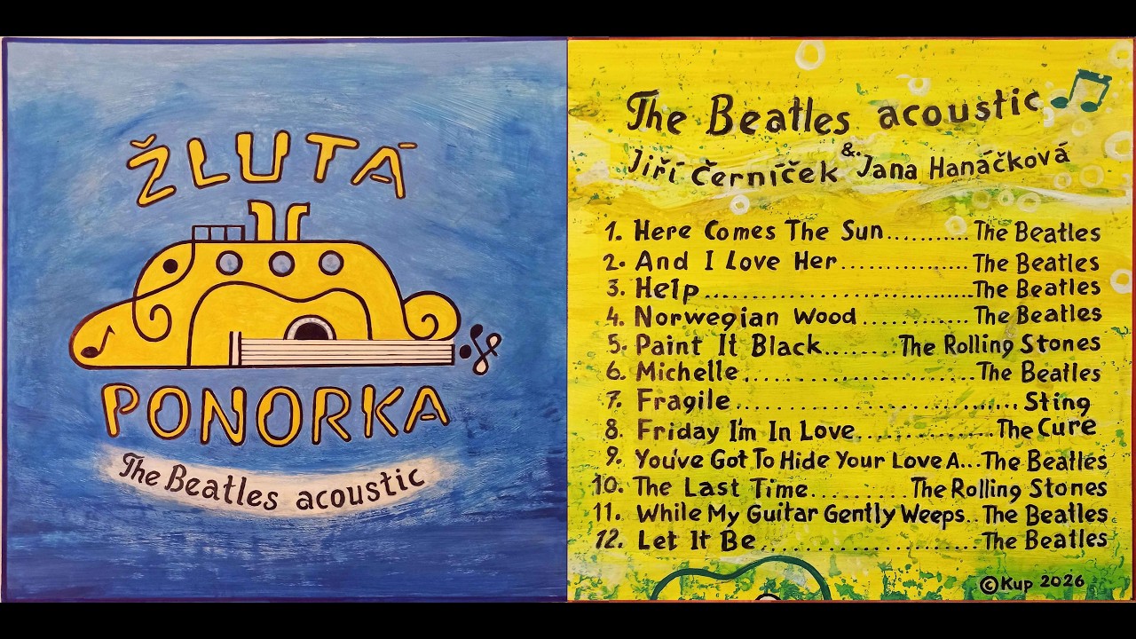 Žlutá ponorka The Beatles acoustic