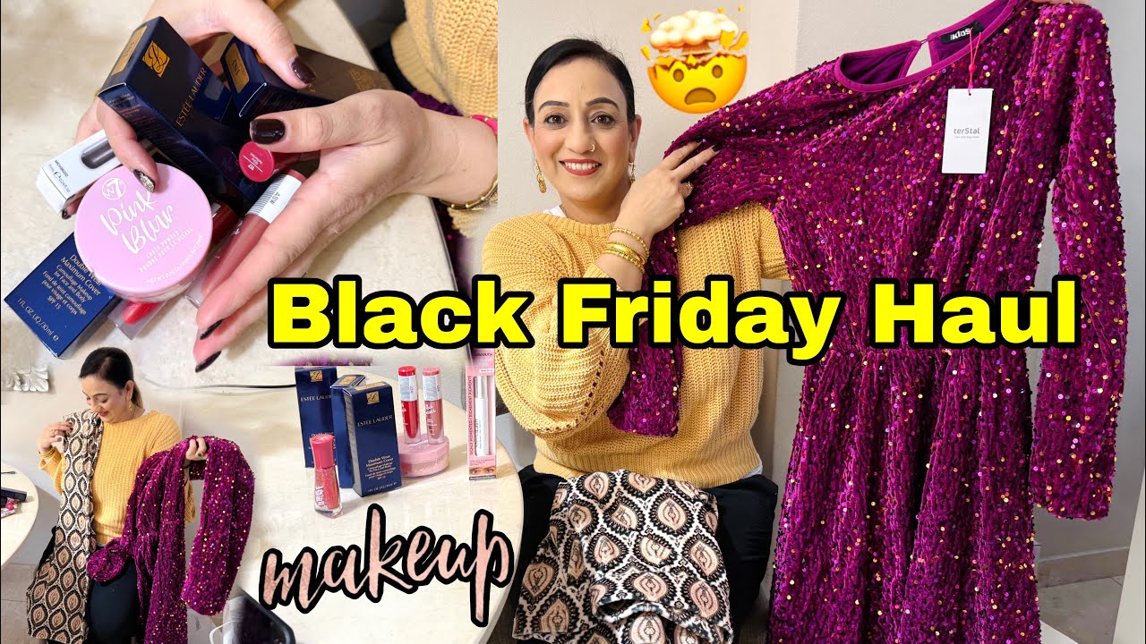 ‼️Finally it's Black Friday 😱🤯💥 Amazing Make up & Clothing Haul..!