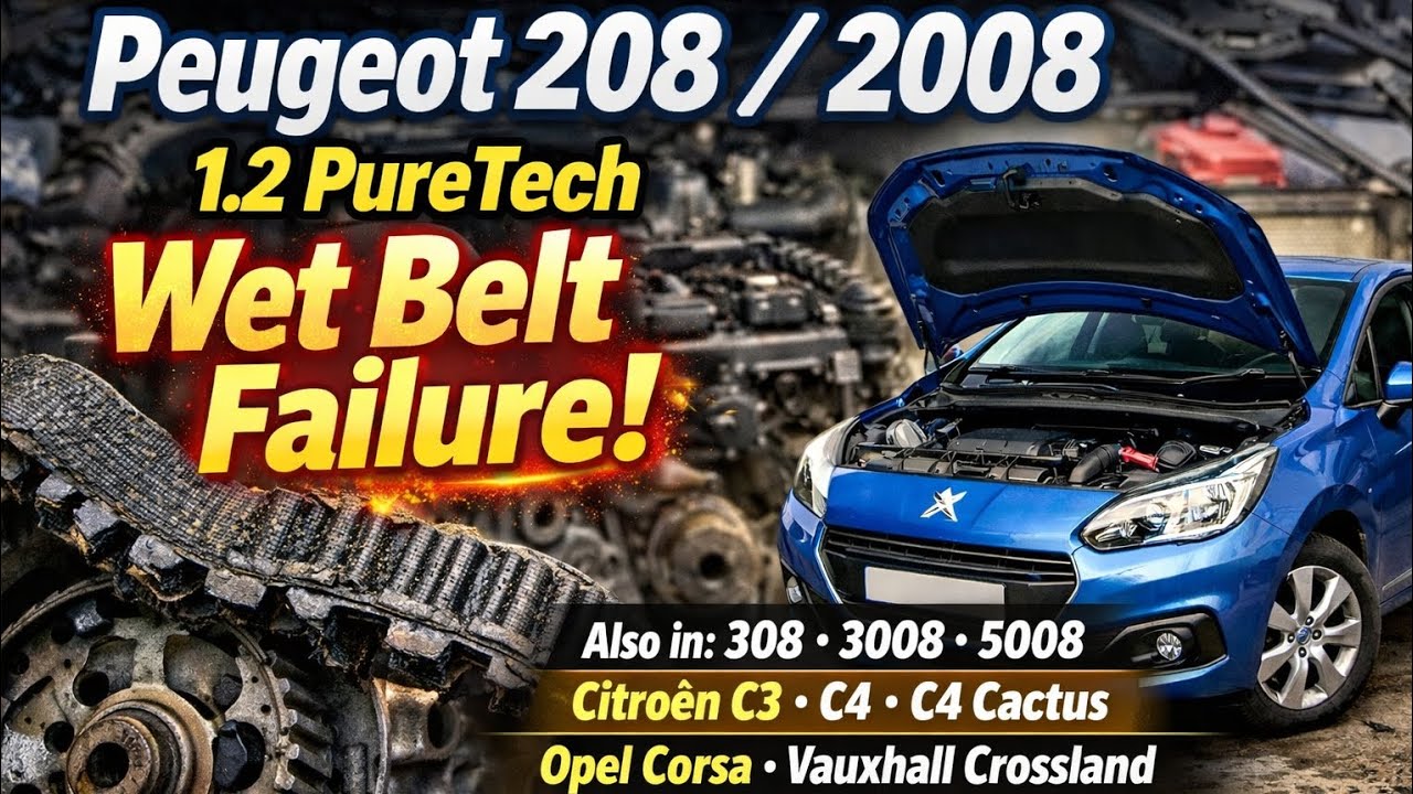 Peugeot 208 1.2 Wet Belt BROKEN – Engine Crank No Start | PureTech Failure