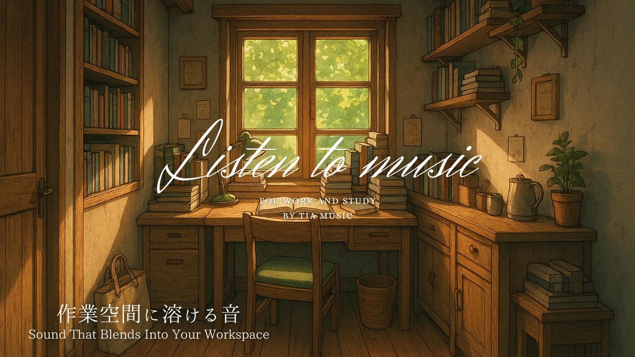 【作業用BGM】作業空間に溶ける音｜Sound That Blends Into Your Workspace