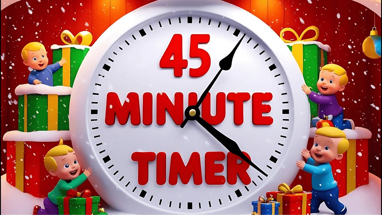 45 Minute Timer | 45 minute Christmas Timer with Music