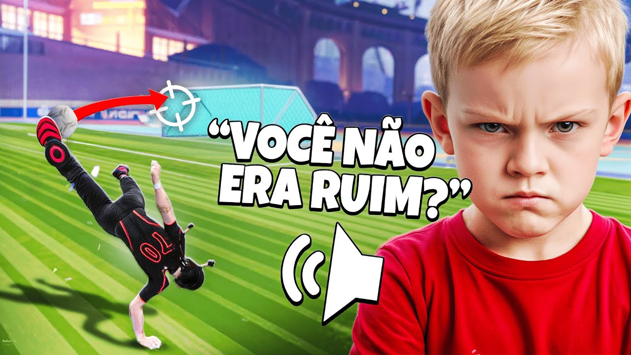 TILTEI KIDS TÓXICOS FINGINDO SER RUIM NO X1 NO REMATCH KKKKKKK
