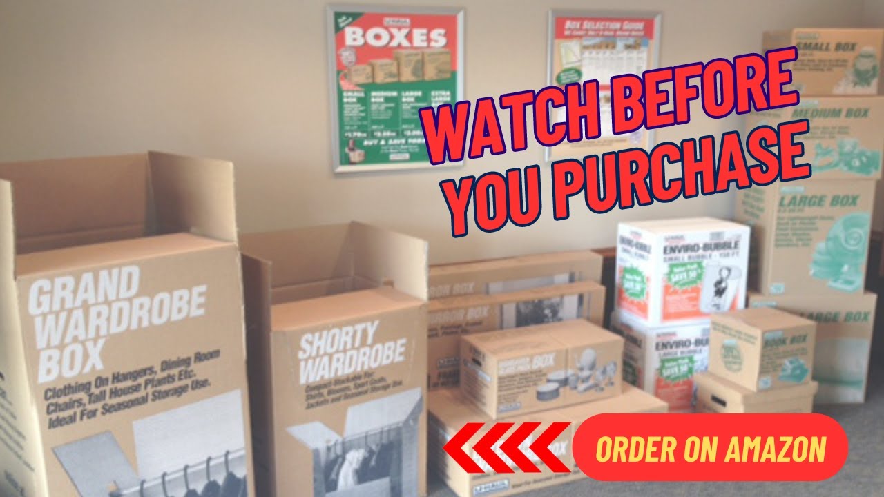 UHaul Medium Boxes
